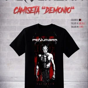 camiseta demonio silencio penumbra